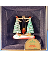 Hallmark 1979 Outdoor Fun Vintage Tree Trimmer Movement Child Swinging - $14.85