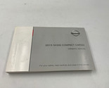 2015 Nissan NV200 Compact Cargo Owners Manual OEM G02B54052 - $19.79