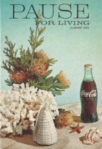 Coke Coca Cola Summer 1969 PAUSE for Living Lifestyle Magazine - £6.34 GBP