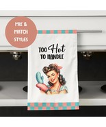 Retro Tea Towel, Funny Kitchen Decor, Vintage Tea Towel, Cooking Gift, H... - $588.50 MXN
