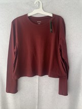 Women&#39;s Long Sleeve T-Shirt - Wild Fable™ - - Opulent Red -- Size XXL - £2.91 GBP