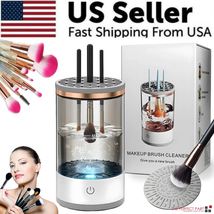 Automatic Brush Cleaner Electric Makeup Brush Cleaning Machine Fast Clea... - £13.39 GBP