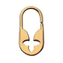 Gold Flower Padlock Cartilage Earring / Septum Ring - $18.95