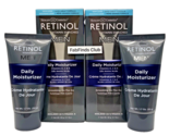 Skincare Cosmetics Mens Anti-aging Retinol Daily Moisturizer 2x1.7oz Sealed - $34.65