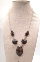 Leopard Skin Jasper Cat Eye Ethnic Handmade Necklace Jewelry from India - £8.96 GBP