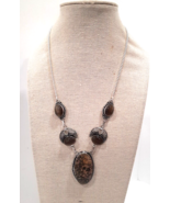 Leopard Skin Jasper Cat Eye Ethnic Handmade Necklace Jewelry from India - £8.81 GBP