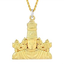 Tirupati Balaji Reversibler schwerer Kettenanhänger Hindu Spirituelles... - £19.28 GBP