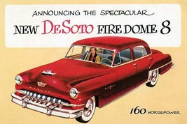 New 1952 DeSoto Firedome 8 Sedan - Art Print - £17.42 GBP+