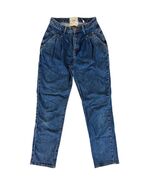 One Teaspoon Pleated High Rise Tapered Jeans Blue Denim Women&#39;s Size 26 - $39.99