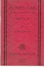 Vintage Fumed Oak Noel Coward Ephemera Theatre Theater Program Samuel Fr... - £7.44 GBP