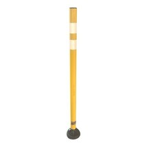 Gorilla Post Magnetic Yellow Impact Recovery Delineator Bollard Sign Post 48" B image 10