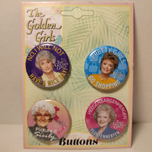 The Golden Girls Pin Buttons Blanche Dorothy Sophia &amp; Rose Official Badges - $10.68