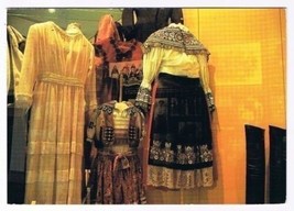 New York Postcard Ellis Island Costume Treasures From Home Exhibit - £1.71 GBP