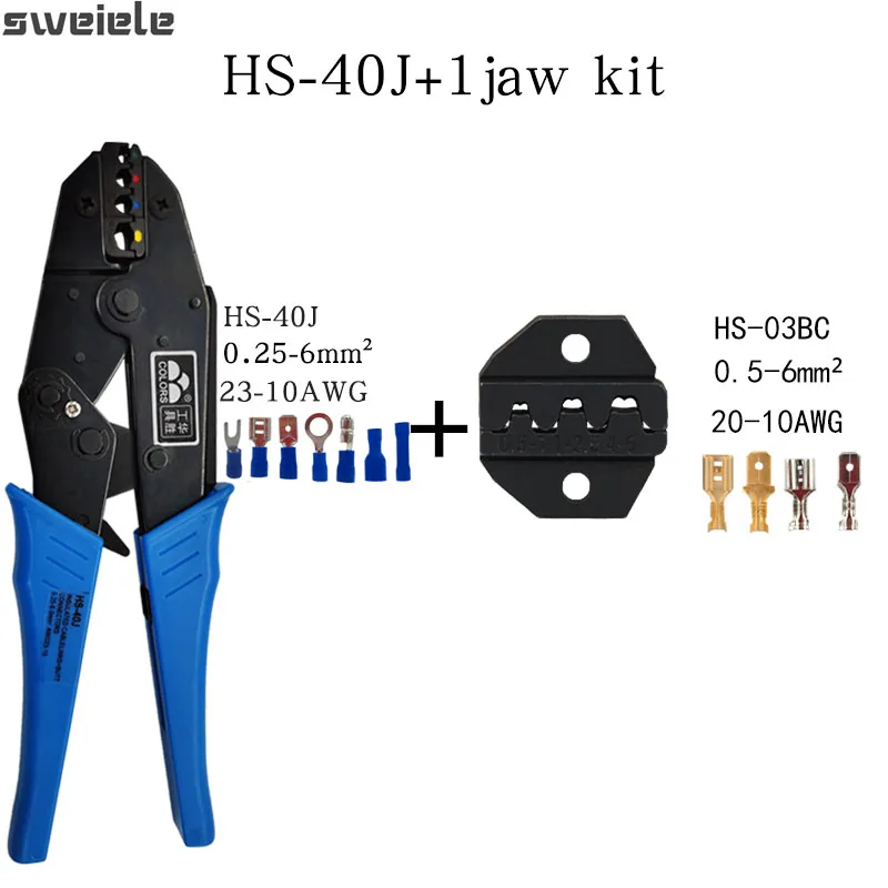 HS-40J Cping Pliers Clamp Tools Cap/Coaxial Cable Terminals Kit 230mm  S... - $279.10