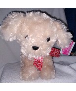 Plush Tan Soft Fluffy Puppy Dog Plush 10&quot; NWT - $14.73