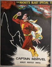 THE ROCKET&#39;S BLAST SPECIAL #8 Captain Marvel (1970) Don Newton art FINE- - $24.74