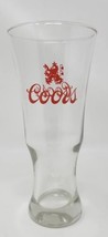 Coors Tall Beer Glasses Unique Shape 16oz 7.75&quot; Tall W5 - £10.15 GBP
