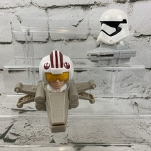 Star Wars McDonalds Toys Storm Trooper X-Wing Pilot Lot Of 2 Space Ships - $11.88