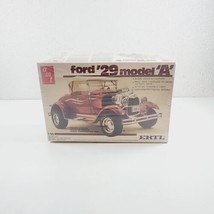 AMT 6572 1/25 Red Ford &#39;29 Model &quot;A&quot; Kit New Open Box 1980s Vintage - £12.51 GBP