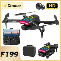 F199 Drone Aerial Photography With 1080P Wide Angle HD Dual Camera Brushless WIF - £115.69 GBP