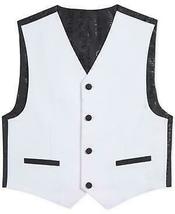 Calvin Klein Big Boys Classic-Fit White Sateen Vest , Choose Sz/Color - $30.00