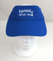 Apopka Girls Golf Embroidered Blue Adjustable Visor - £9.18 GBP