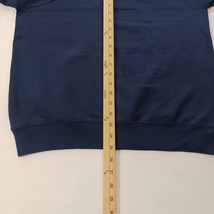 Hanes EcoSmart Men's Blue Cotton Blend Drawstring Pullover Hooded Sweatshirt L image 14