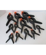 Asst of 12 Heavy Duty Plastic Clamps 6&quot;-  4&quot;-  3.5&quot; Used - €6,75 EUR