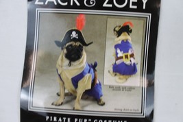 ZACK &amp; ZOEY Dog Clothes Puppy PIRATE PUP Halloween Costume outfit Size L... - $12.16