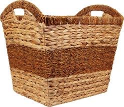 Rustic Home Resources Deep Wicker Baskets For Storage Organization - £58.20 GBP