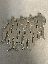 Taxco Mexico Pin Figural Crowd People  Sterling Silver 925 Signed TA-160 Artisan - £35.56 GBP
