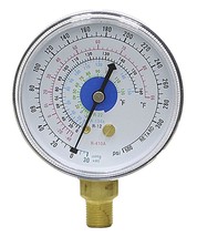Winters RGA501-BM 30-0-500 PSI 2.5 LM Dry Refrigerant Gauge - $757.15 MXN