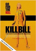Kill Bill: Volume 1 (2003) Movie Poster 16.5&quot;x11.8&quot; Kraft Paper - £7.98 GBP