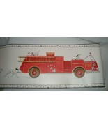 York Fire Engines &amp; Dalmatians On White Wallpaper Border Ty7667b Trucks ... - £11.95 GBP