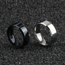 Elegant / Classic, Plain, Titanium Ring - Men&#39;s / Gents, Different Colours - $12.99