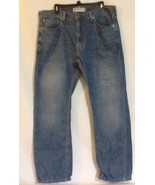 Levi Strauss &amp; Co 505 Mens Blue Jeans Regular Fit Straight Leg 38X32 - €21,09 EUR