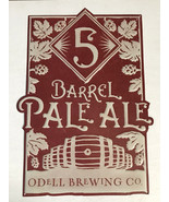 Five Barrel Pale Ale Odell Metal Beer Sign Craft Mancave Colorado Retire... - £19.65 GBP