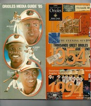 BASEBALL    1985 &amp;:1994  BALTIMORE ORIOLES    MLB   Baseball  Media GUID... - £6.89 GBP