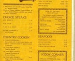 The Iron Kettle Restaurant Menu Wichita Kansas 1970&#39;s - $27.67
