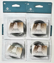 4 Pack Liberty 160444 Picture Wire 19&#39; Gauge Zinc Plated - $25.99