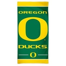 NCAA Oregon Ducks Vertical Beach Towel Logo Center 30&quot; by 60&quot; By WinCraft - £21.92 GBP
