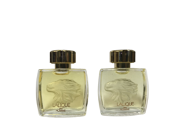Lalique Pour Homme (Lion) Lot of 2 x 4,5 ml/0.15 fl. oz EDT Miniature (Unboxed) - £15.94 GBP