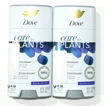 2 Pack Dove Care By Plants 24h Deodorant Aluminum And Paraben Free Eucal... - £27.17 GBP