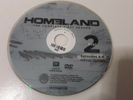 Homeland The Complete First Season Disc 2 Episodes 4-6 Dvd No Case Only Dvd - £1.17 GBP