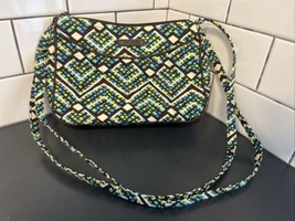 Vera Bradley Rain Forest  Little Crossbody Shoulder Purse EUC - £9.44 GBP