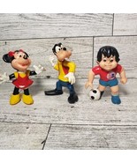 Minnie Mouse Goofy Sport Billy PVC Figure Disney Applause Cake Topper Vintage - $6.31