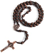 Handmade Wooden Catholic Rosary - £20.20 GBP