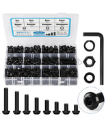 510pc M6 Bolt Nut & Washer Assortment Kit – Hex Socket Cap Screws 12.9 Grade - $40.11