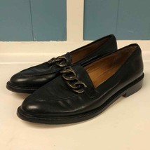 Cole Haan leather loafers with chain womens size 6.5 - £54.48 GBP