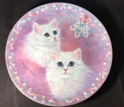 1981 Purrfect Pair Collection Cat Plate Robert Guzman-Forbes  Danbury Mint Limit - $19.99